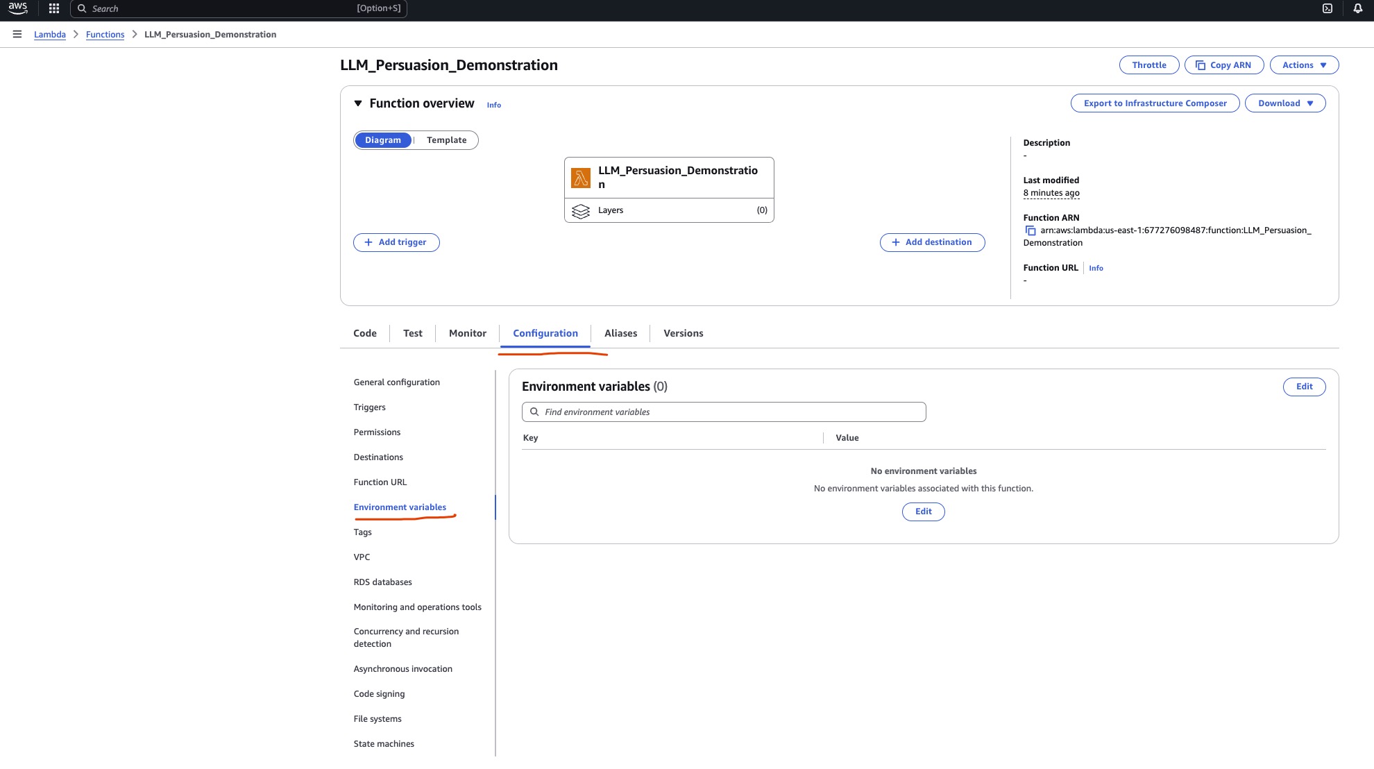 Lambda Configuration